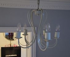 Cream Ceiling hanging lights
