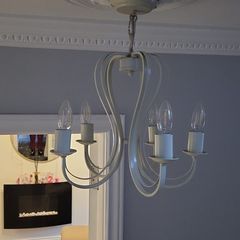 Cream Ceiling hanging lights