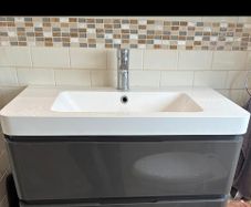 Bathroom unit and mirror storage unit