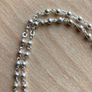 Holy Communion silver plated rosary BNIB Image 4