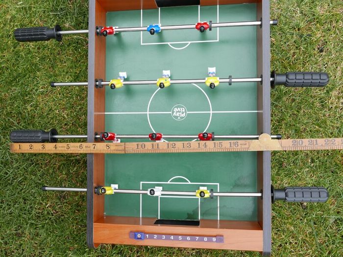 Wooden Mini Foosball Table