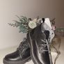 Black Real Leather Boots. Size 34. New Image 2