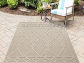 Rug Flat  160 x 230 Woven Sisal  Outdoor Indoor   Garden Kitchen Camping 8 mm Pile Height Indoor Outdoor Weatherproof Rectangular