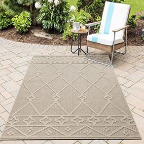 Rug Flat  160 x 230 Woven Sisal  Outdoor Indoor   Garden Kitchen Camping 8 mm Pile Height Indoor Outdoor Weatherproof Rectangular