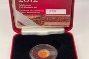 Ireland 2012 Gold Proof 20 Euro Book of Kells Celebrating Irish Monastic Art Coin in Original Holder with COA