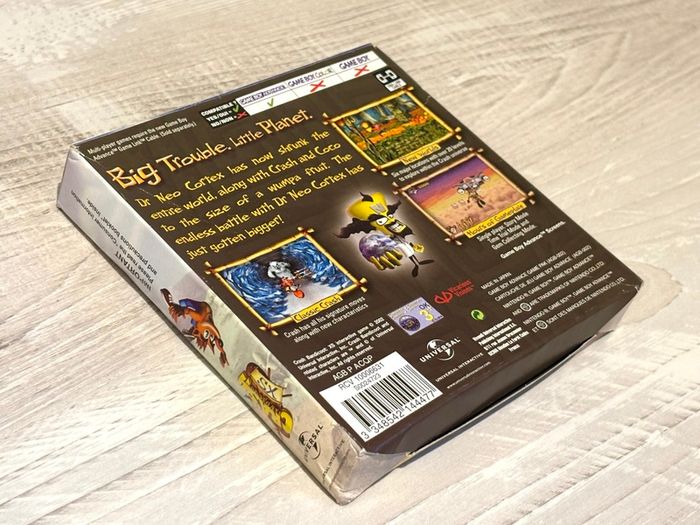 Crash Bandicoot XS for Game Boy Advance Boxed