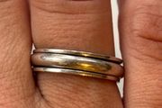 Sterling Ring Spinner Ring Size P