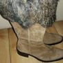 Ladies Tan suedette boot Cinders Size 36 NEW Image 2
