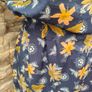 Handmade Navy Floral Summer Dress Medium Postage included Image 7