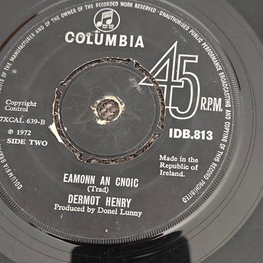 Dermot Henry, The Gypsy 7" , Irish Fold Trad