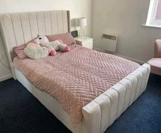 Amelia Panel Bed Frame With Mattress