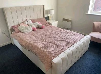 Amelia Panel Bed Frame With Mattress