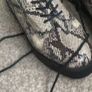 shoes flatform style snakeskin size 39 Image 2