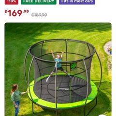 10ft Thorpe Sports Trampoline with Enclosure Net