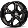 18" QUEENSTOWN  Type black Alloys Seat Audi Skoda Vw 5x112 Image 3