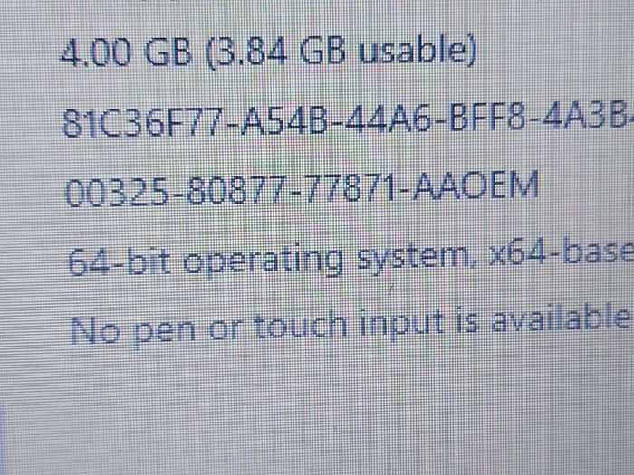 Acer Aspire 3 A315-31 Series, Model N17Q2, Intel Celeron CPU N3350, 1.1Ghz, 4GB Ram, 128GB HDD, Windows 10, Microsoft Edge, Chrome and VLC