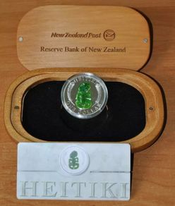 New Zealand 1oz 2010 Heitiki silver coin