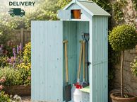 main image for ad Wooden Shed  Outdoor Tool Storage Cabinet,