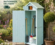 Wooden Shed  Outdoor Tool Storage Cabinet,
