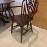 Mahogany dining table and six chairs Image 3