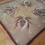 Gold And Wine Tablecloth Image 5