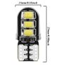 10pcs LED W5W T10 194 168 W5W 2835 6SMD Led Parking Bulb Auto Wedge Clearance Lamp Reading Light Silica gel LED Car Light Image 2