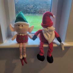 Christmas soft figure decorations