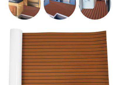 2.4meter x90cm Self-Adhesive EVA Foam Marine Boat Yacht Flooring Faux