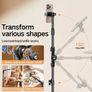 Tripod Stand Adjustable 70-Inch Carbon Steel with Telescopic Arm & Phone Holder - 20722 Image 5