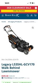 Honda petrol selfpropelled lawnmower