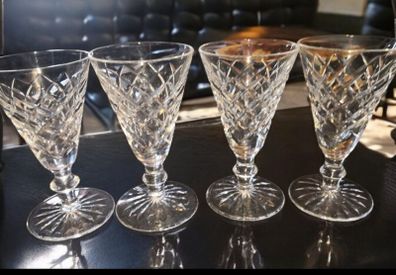 4x Waterford crystal port glasses