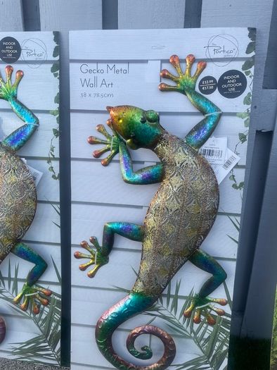 Gecko Garden Wall Art (new)
