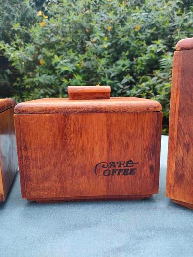 4x Baribo Bois kitchen caddies