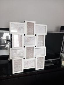 picture frame.  Holds 12 pics