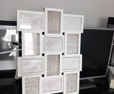 picture frame.  Holds 12 pics
