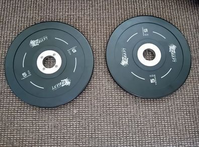 2 X 5kg Bumper Plates