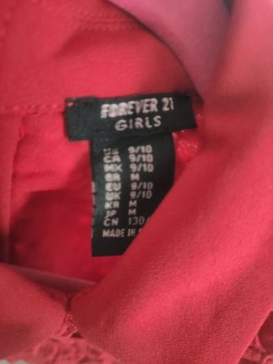 Forever 21 Red dress 9 to 10yo