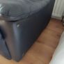 Leather 2 seater couch sofa Image 4