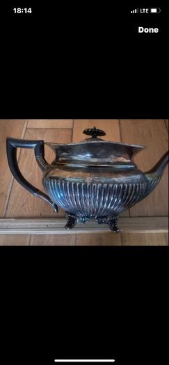 Vintage teapot,sugar bowl & milk jug