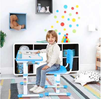 BRAND NEW Adjustable Kids Study Homework Desk and Chair