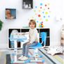 BRAND NEW Adjustable Kids Study Homework Desk and Chair Image 2