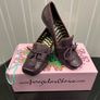 Irregular Choice Purple Loafer Heels Image 3