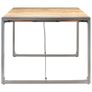 Dining Table 180x90x75 cm Solid Rough Mango Wood Image 5