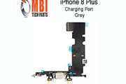 iPhone 8 Plus 5.5 Replacement Charging Port Dock Connector Flex Cable Grey