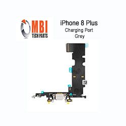 iPhone 8 Plus 5.5 Replacement Charging Port Dock Connector Flex Cable Grey