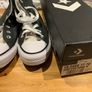 Grey with purple ombre Chuck Taylor All Star Converse High Tops Image 3