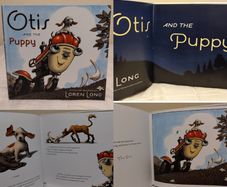 Otis The tractor and the Puppy by Loren Long hardback book