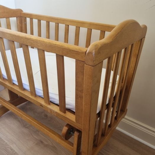 Wooden Rocking Crib