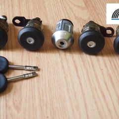 Door Lock Cylinder With Keys Ford Transit 96-00 Set