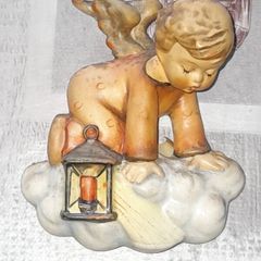 Goebel W. Germany M. Hummel No 310 Angel On Cloud with Lantern Wall Plaque 1955 in beautiful condition no chips or cracks, Postage Available or Collection